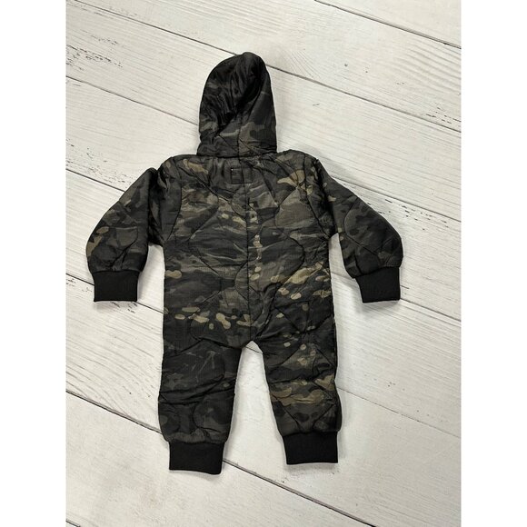 NEW Military Woobie Brothers Apparel Infant Camo Hooded Snowsuit Size 3-6M - Picture 8 of 8